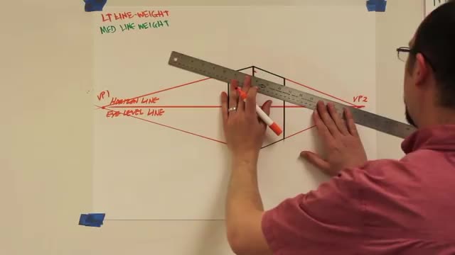 Art Lesson - Drawing in 2 Point Perspective