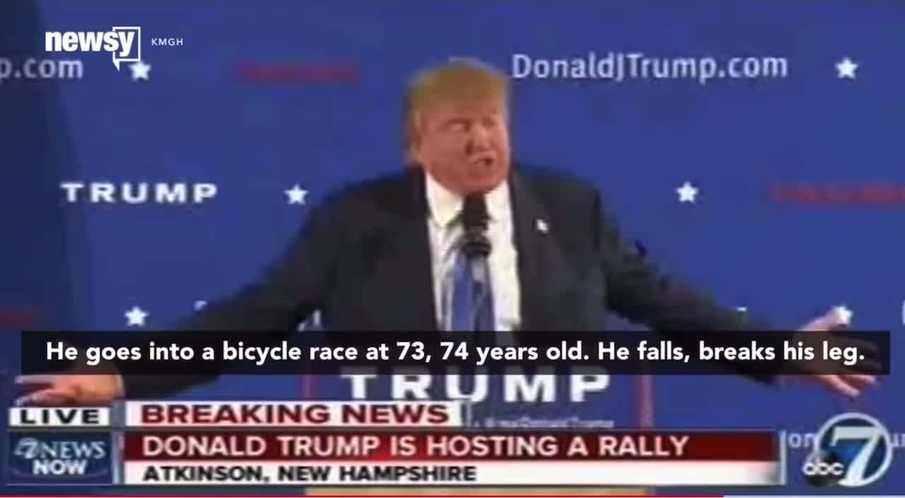 Trump Was Right Again: “I swear to you I will never enter a bicycle race if I’m President. I swear”