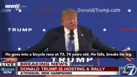 Trump Was Right Again: “I swear to you I will never enter a bicycle race if I’m President. I swear”