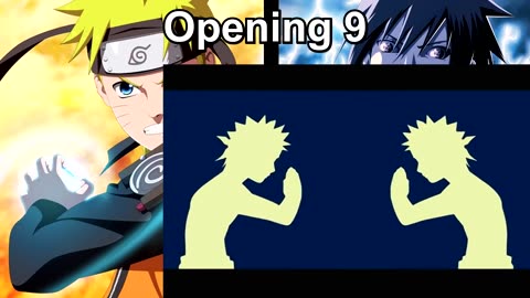 Naruto - Openings 1-9 - All versions (HD - 60 fps)