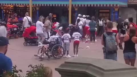 Disney World descends into chaos as 2 families brawl in huge Magic Kingdom fight