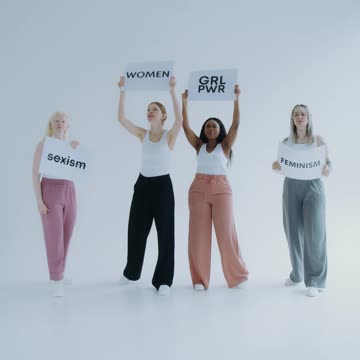 Rallyists Holding Placards