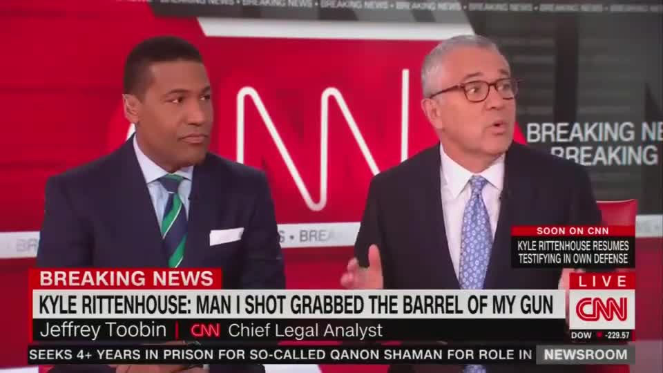 Zoom call public masturbator, Jeffrey Toobin accuses Kyle Rittenhouse of being an idiot!🙄