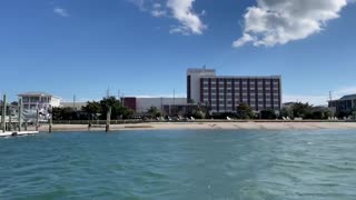 Blockade Runner at Wrightsville Sound side View