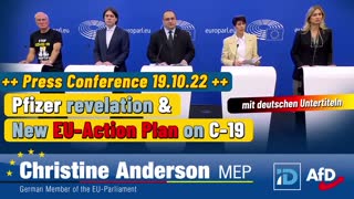 Vaccination for Pregnant Women Priority? MEP Christine Anderson - CLIP