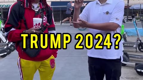[2023-10-23] Asking people in Georgia if they think Trump has secured the BLACK vote 😮