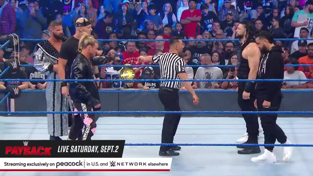 FULL MATCH — Roman Reigns & Usos vs. King Corbin, Dolph Ziggler & Robert Roode.