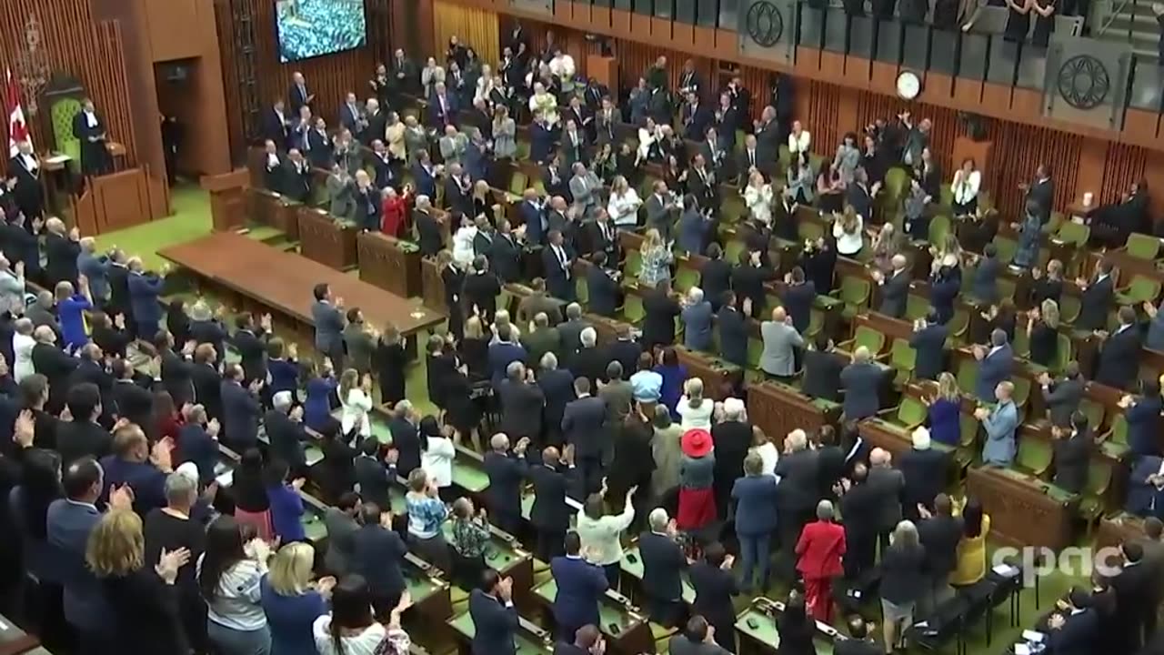 Canadian Parliament honoring an actual Nazi