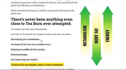 Tea Burn Reviews | This Tea Mix Can Burn Your Fat? -Tea Burn - New!!