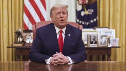 Video Message from President Donald J. Trump on Capitol "Riot" (1/13/2021)