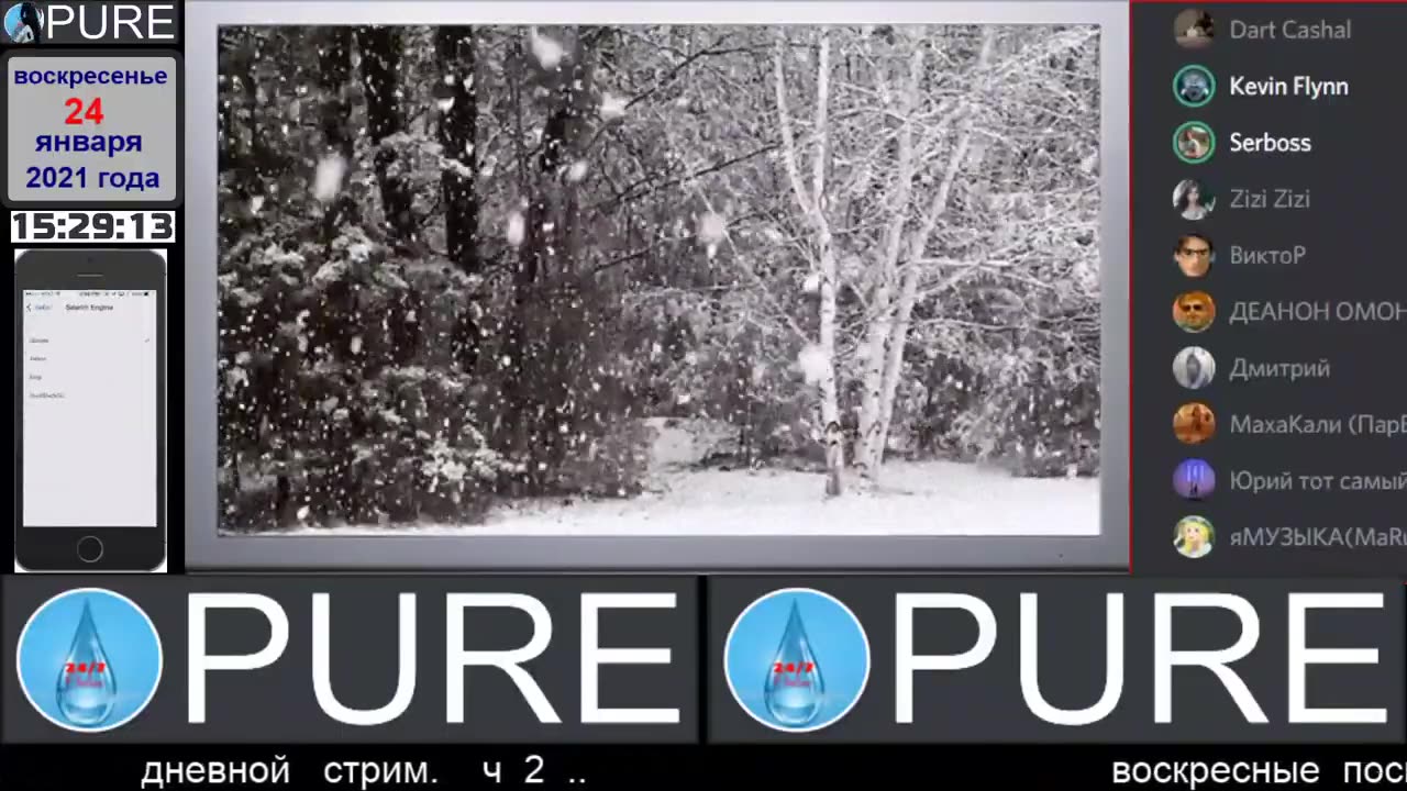 24 января. Дневной стрим на канале PURE. часть 2