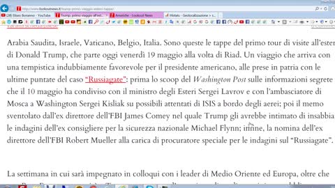 2017.05.24-Eliseo.Bonanno-FUHRER TRUMP IN ARABIA TOCCANO IL GLOBO SOLE