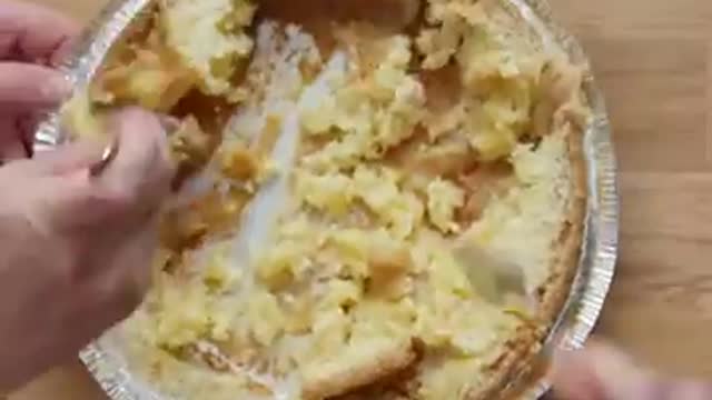 Pineapple Custard Pie | Dessert