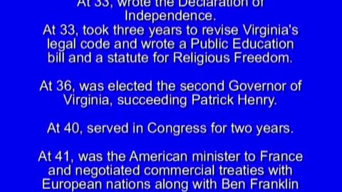 THOMAS JEFFERSON -- The Smartest Man in US History