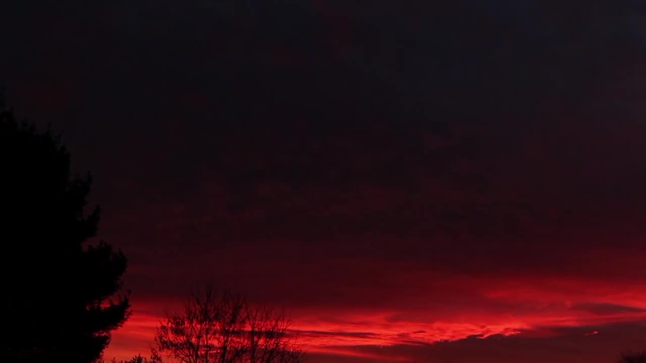 Sunset stock video