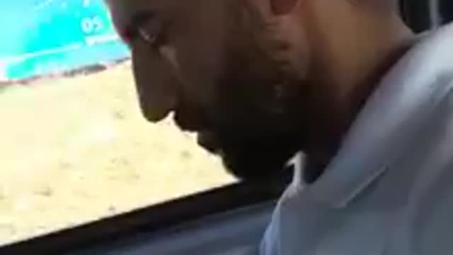 Guy falling asleep in car friend hits the brakes he hits face on seat