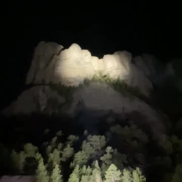 Coolest view of Mt. Rushmore