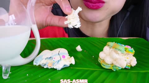 Donut Asmr Eating Compilation / Mukbang