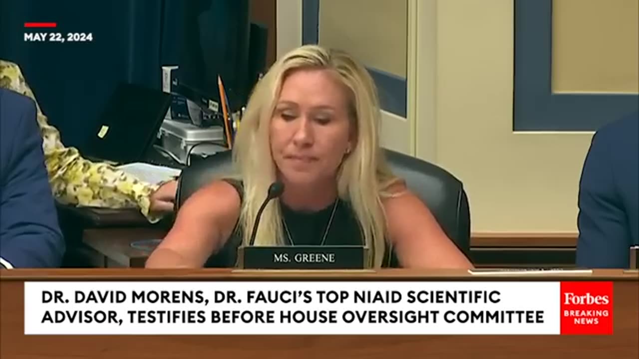 Marjorie Taylor Greene Confronts Top Fauci Aid – Dr. David Morens About “Making Emails Disappear”