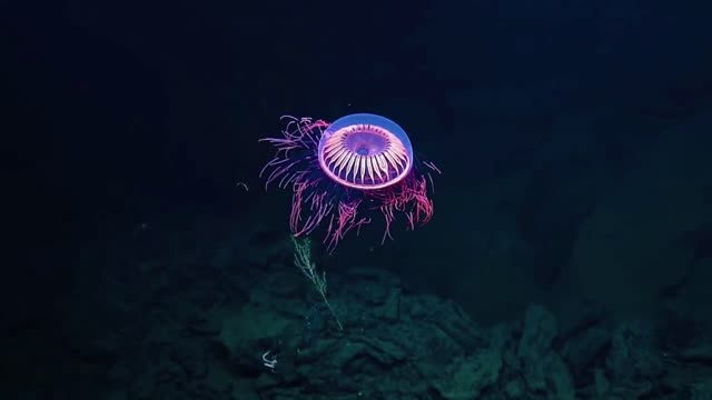 Who knows what this is? Is it like fireworks blooming in the deep sea