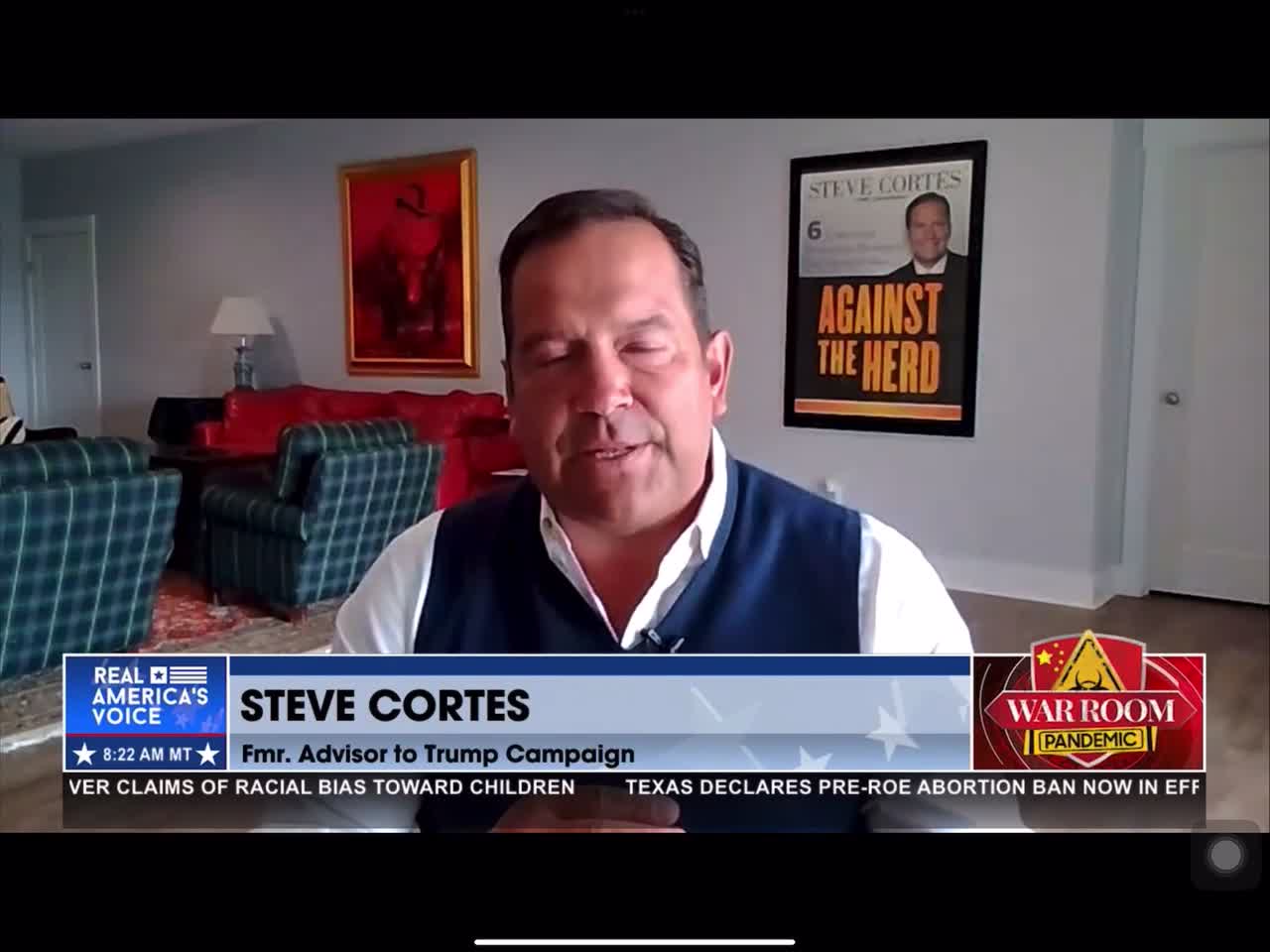 Steve Cortes says we now have the data that shows we are in a deep recession.