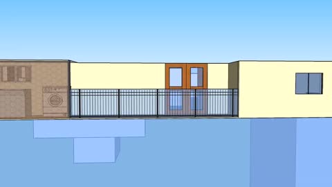 Sketchup model I made via fabriano 25 Ascoli Piceno anni 60 70