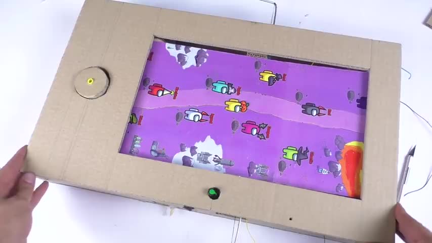 How To Make AMONG US Game From Cardboard