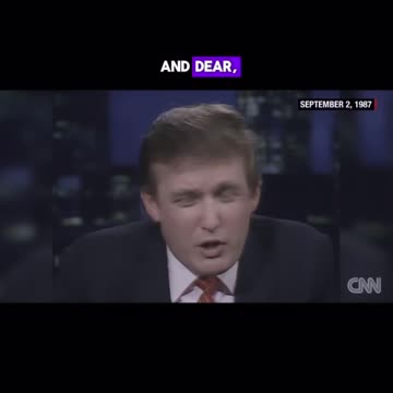 Trump in 1987
