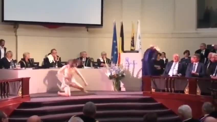 What In The World Is Going On At This Gent University Opening Ceremony