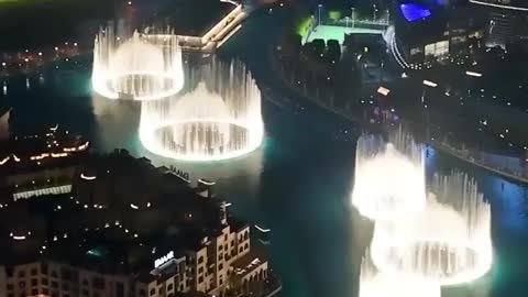 Dubai fountain amazing view