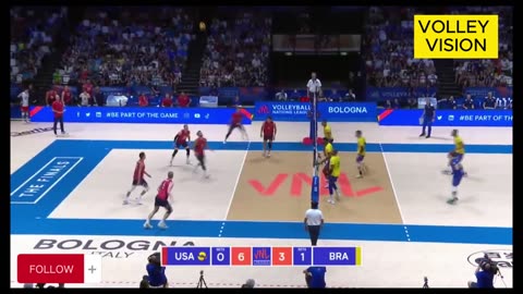 USA VS BRAZIL VOLLEYBALL MATCH