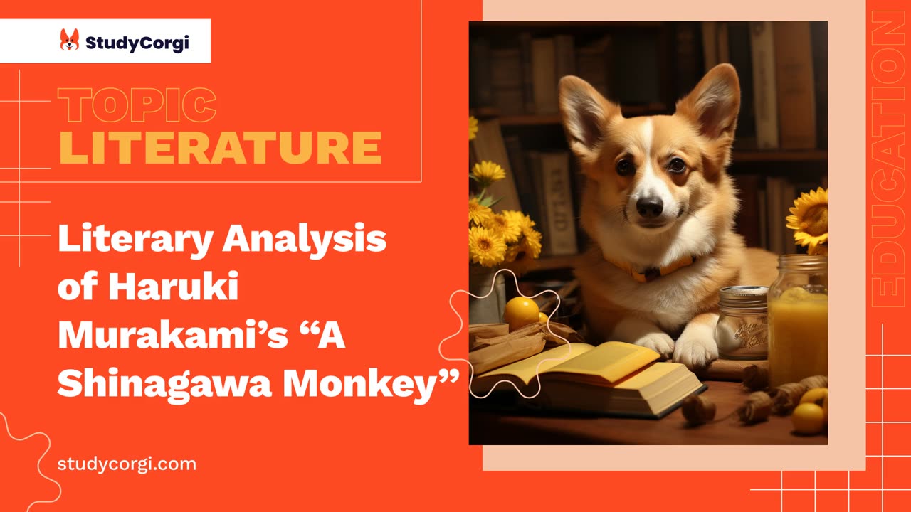 Literary Analysis of Haruki Murakami’s “A Shinagawa Monkey” - Essay Example