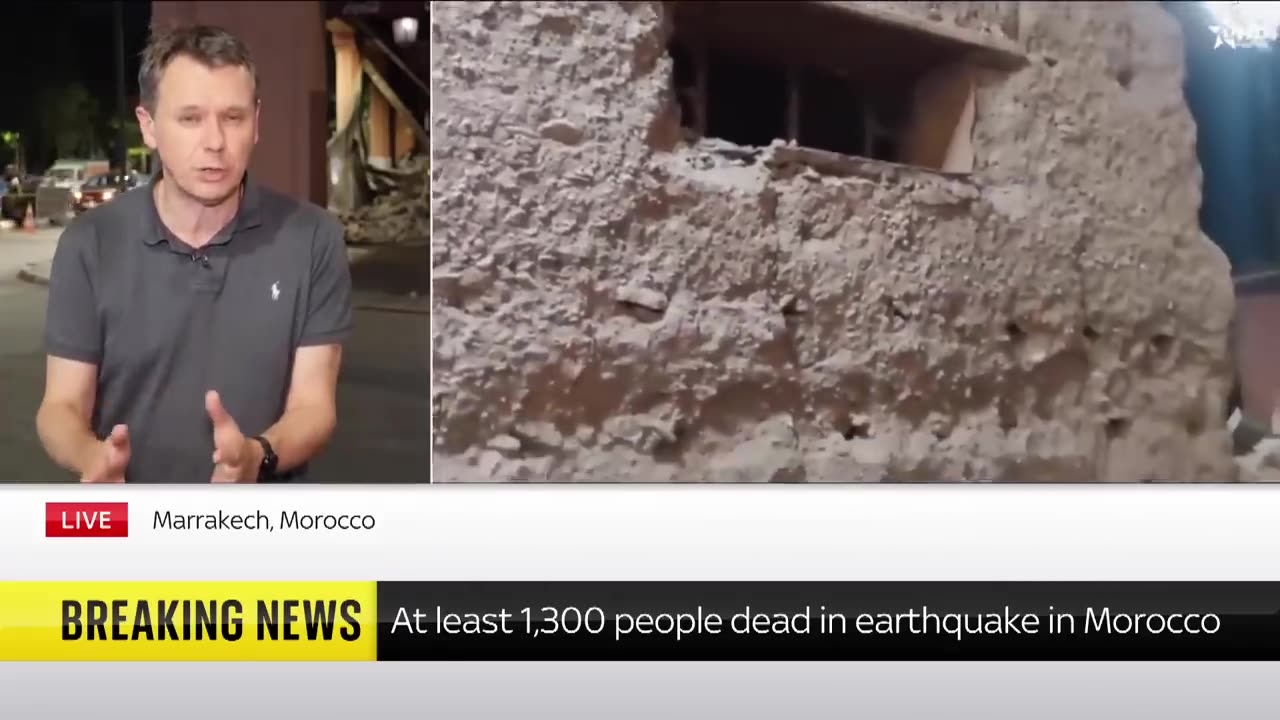 Morocco earthquake: Sky correspondent surveys the turmoil