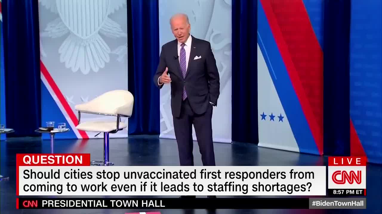 FIRED First Responders: Biden Says That Fire And Police Should Be Let Go For Refusing The Vaccine