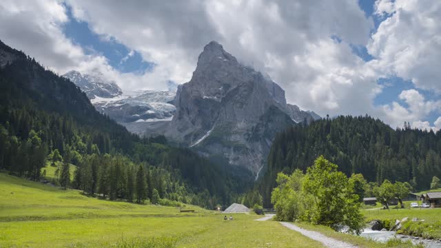 Hiking Mountain in Summer Timelapse