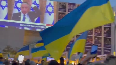 Israel during Zelensky Speech to Israeli Knesset