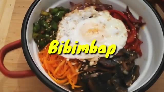 Korean food recipe video
