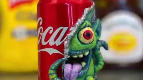 art with a coke can