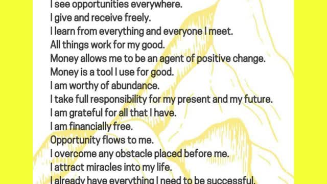 Law of attraction | Affirmations #lawofattractions