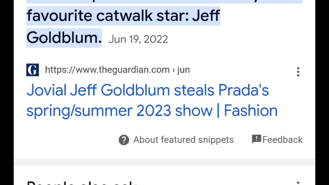 Jeff Goldblum is the devil