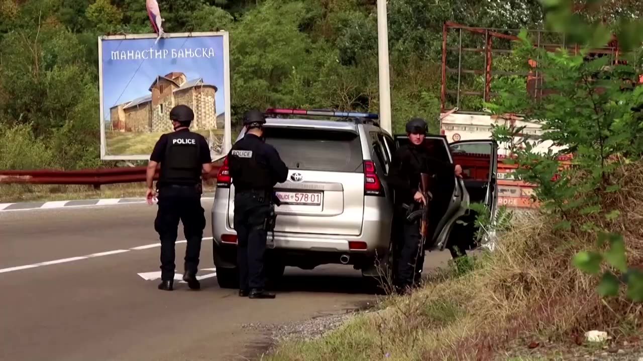 Gunmen battle police in Kosovo monastery siege