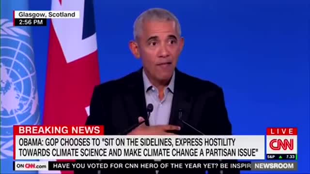 Obama on lifestyle changes to benefit the planet