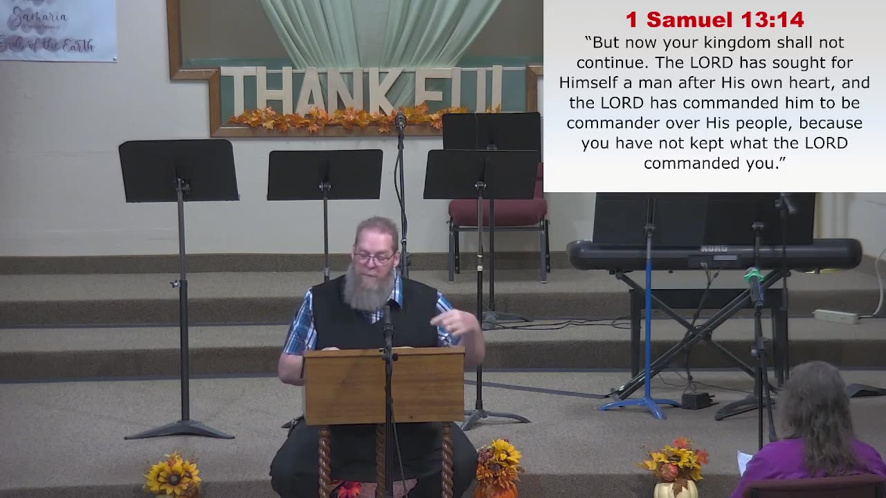 Sunday Sermon at Moose Creek Baptist Church 11/3/2024