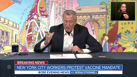 New York City workers protest COVID vaccine mandate