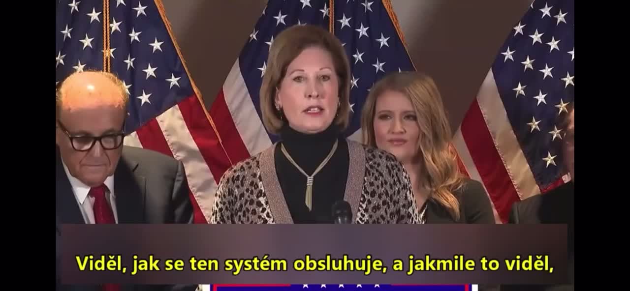 Právnička Donalda Trumpa, mluví o podvodu ve volbách