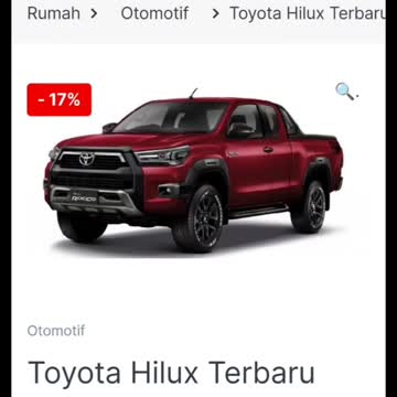 8 JENIS MOBIL DI PI MARKET INDONESIA