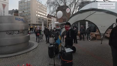 Mahnwache der FREIHEITSSÄNGER FRANKFURT