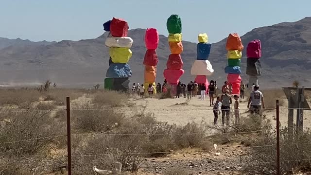 Seven Magic Mountains beautiful