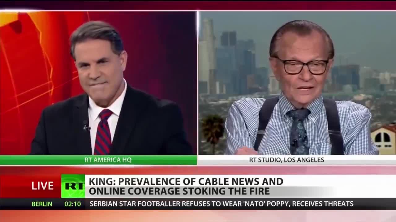 Larry King: "CNN stopped doing news a long time ago, they do Trump."