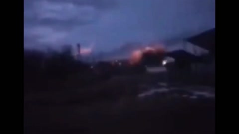 Russian Air Strike On Zhytomyr